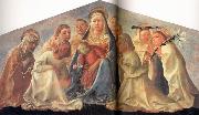 Fra Filippo Lippi Madonna of Humility with Angels and Carmelite Saints Germany oil painting artist